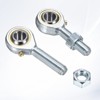 Unique Bargains Self-Lubricating Thread Steel Jam Nuts Rod End Bearings 4 Pcs - 4 of 4