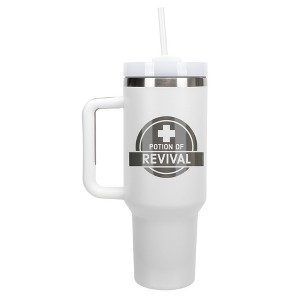 100 North Potion Of Revival Video Gamer Wrap-Around 40 Oz. Stainless Steel Water Bottle Coffee Mug, Spill & Leak Resistant, Travel Tumbler with - 1 of 4