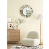 24" Large Wall Clock,Modern Mirrored Wall Clock Battery Operated,Wall Clock Decor,Wall Clocks For Living Room-Cuddlewood - 2 of 4