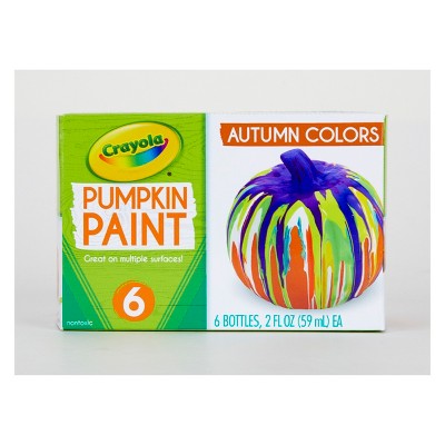 Photo 1 of Crayola 6ct 2oz Pumpkin Paint - Autumn Colors 3 PACKS