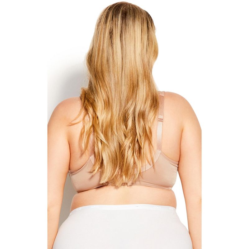 Women's Plus Size Lace Balconette Bra - beige | AVENUE, 2 of 3