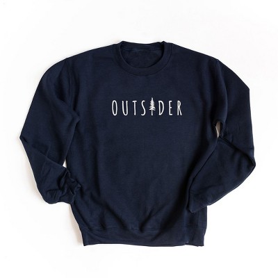 Simply Sage Market Women's Graphic Sweatshirt Embroidered Outsider Tree