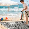 LOVSON Geometric Style Patio Rug,Reversible Outdoor Rug, Waterproof Plastic Straw with Carry Bag - 4 of 4