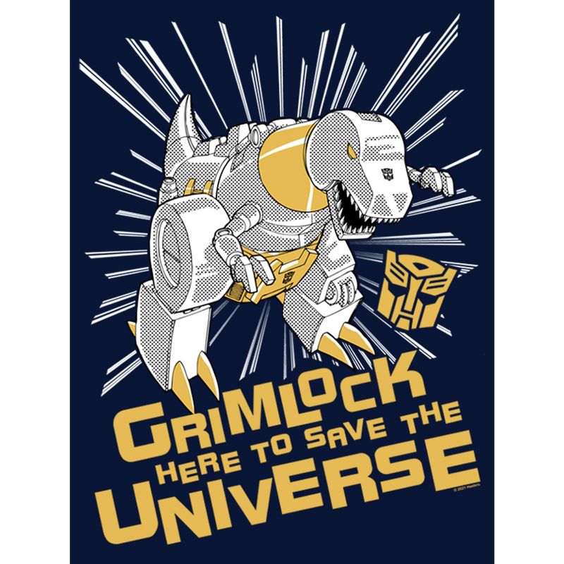 Boy's Transformers Grimlock Saves the Universe T-Shirt, 2 of 5
