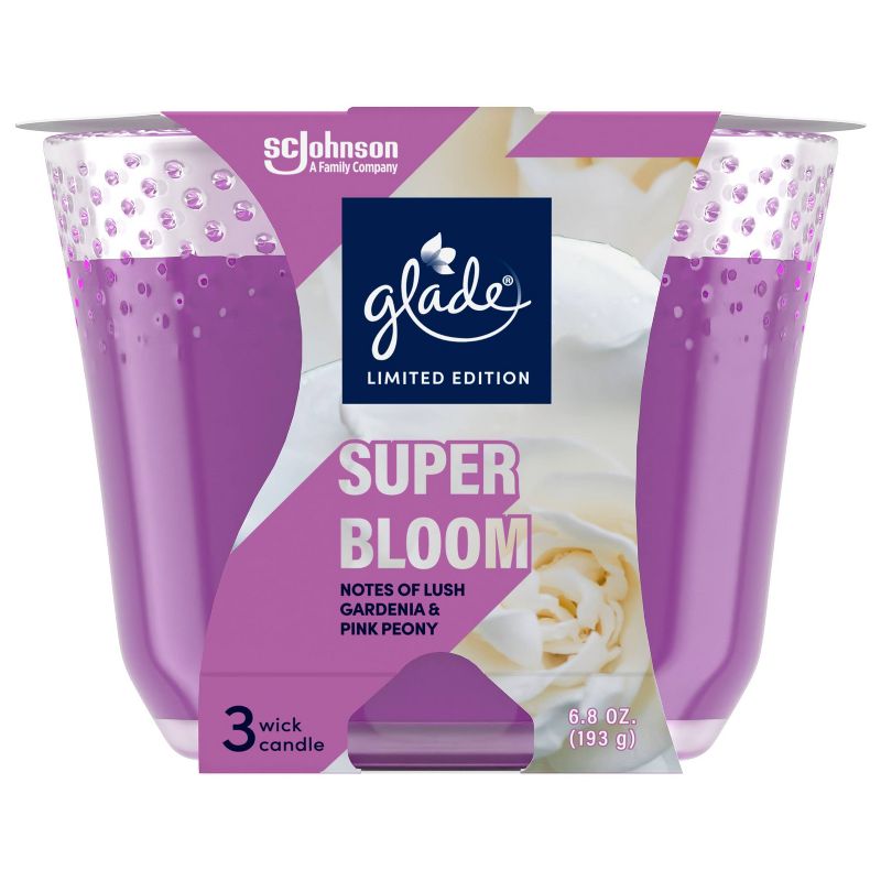Glade 3 Wick Candle - Super Bloom - 6.8oz, 5 of 13