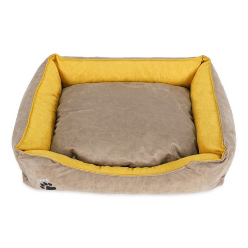 FABLE Dog Bed - Extra Soft Dog Bed – Minimalist Design – Water Resistant,  Easy to Clean Exterior - Machine Washable – Memory Foam Interior – Dark