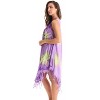 Riviera Sun Womens Tie Dye Summer Dress - Beach Cover Up with Embroidery & Fringes- Dresses for Women - 2 of 3