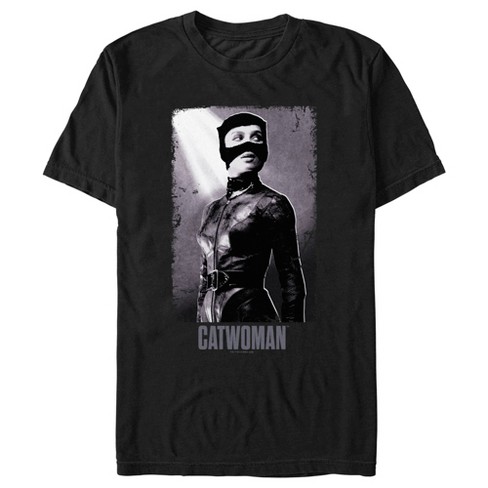 Morgenøvelser Der er en tendens vokse op Men's The Batman B&w Catwoman Poster T-shirt - Black - Small : Target