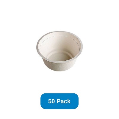 StalkMarket 32 oz Sugarcane Soup & Salad Bowl - Pack of 50