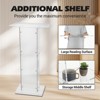 Coucheta Acrylic Podium Stand, 43"Tall Portable Transparent Church Pulpits with Storage Shelf, Clear Lectern with Wide Reading Platform - 4 of 4