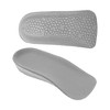 Unique Bargains Height Increase Shoe Inserts One Size Fits All White Gray 1 Pair - 4 of 4