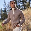 Lands' End Men's Quarter Zip Sweater Fleece - 4 of 4