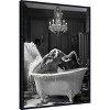 Amanti Art Big Elephant Splash by Niky Rahner Framed Canvas Wall Art - 2 of 4