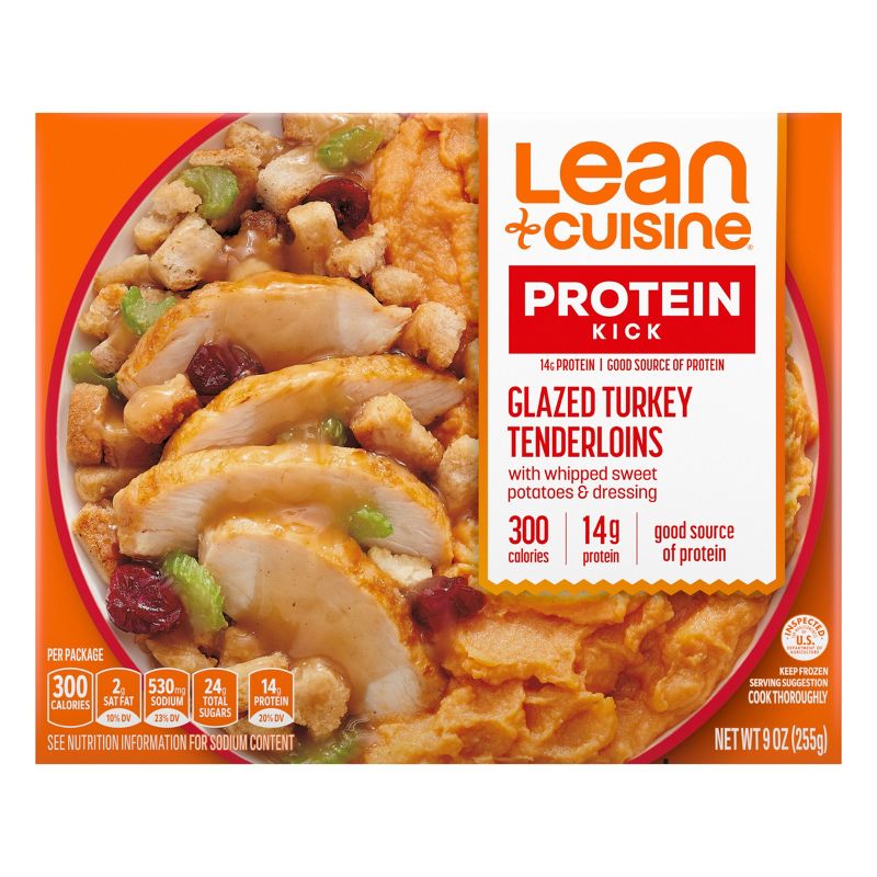 Lean Cuisine Protein Kick Frozen Glazed Turkey Tenderloins - 9oz, 1 of 10