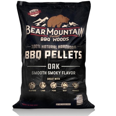 Bear Mountain BBQ FK18 Premium All-Natural Hardwood Red and White Smoky Oak BBQ Smoker Pellets for Outdoor Grilling, 20 lbs