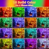 Ollny 200 LED Christmas RGB String Lights (Clear Cable, Connectable, 130 Modes) - 3 of 4