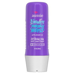 Aussie Paraben-Free Miracle Moist 3 Minute Miracle with Avocado for Dry Hair Repair - 8 fl oz - 1 of 4