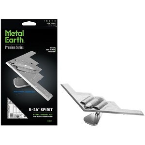 Northrop Grumman B-2 Spirit Stealth Bomber Aircraft (Moderate Difficulty) Steel Model Kit by Metal Earth - 1 of 4
