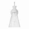 Capital Lighting Paloma 1 - Light Wall Light in  Textured White - 3 of 4