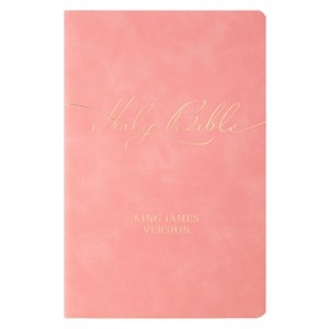 KJV Bible Gift Faux Leather, Pink - (Leather Bound) - 1 of 1