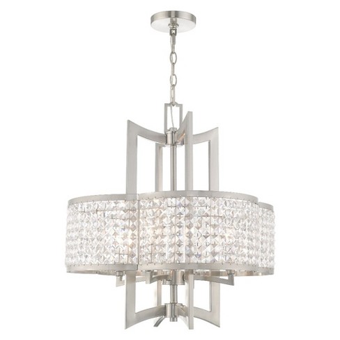 Livex Lighting Grammercy 4 - Light Chandelier in  Brushed Nickel - image 1 of 4