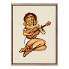 Kate & Laurel All Things Decor 18"x24" Sylvie Smokey Eyes Cowgirl Framed Canvas by The Whiskey Ginger - 2 of 4
