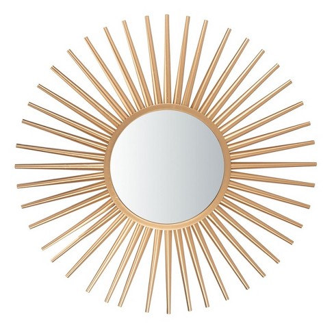 Zyla Sunburst Mirror - Gold - Safavieh. : Target