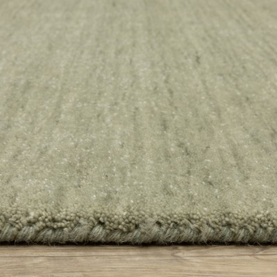 Aniston Sage Green Hand-Tufted Wool 5' x 8' Area Rug