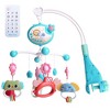 Babyluv "Baby Musical Crib Mobile with Star Projection, Rotating Bed Bell, Rattle Toy & Remote Control" Blue - 3 of 4
