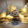 Sullivans 6 ft. Champagne Lighted Star Garland  Gold Christmas Garland - 3 of 4