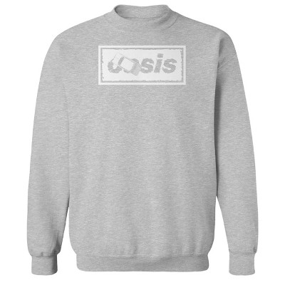 Oasis Men's Oasis Car Logo Long Sleeve Graphic Cotton Sweatshirt - Sport Grey 2X