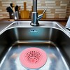 Unique Bargains Kitchen Drain Strainer Round PP TPR 1 Pc - 2 of 4