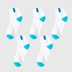 Anna-Kaci Women's 6pk Ankle Athletic Socks - Breathable Cushioned Sports Socks for Running, Gym & Casual Wear - 1 of 4
