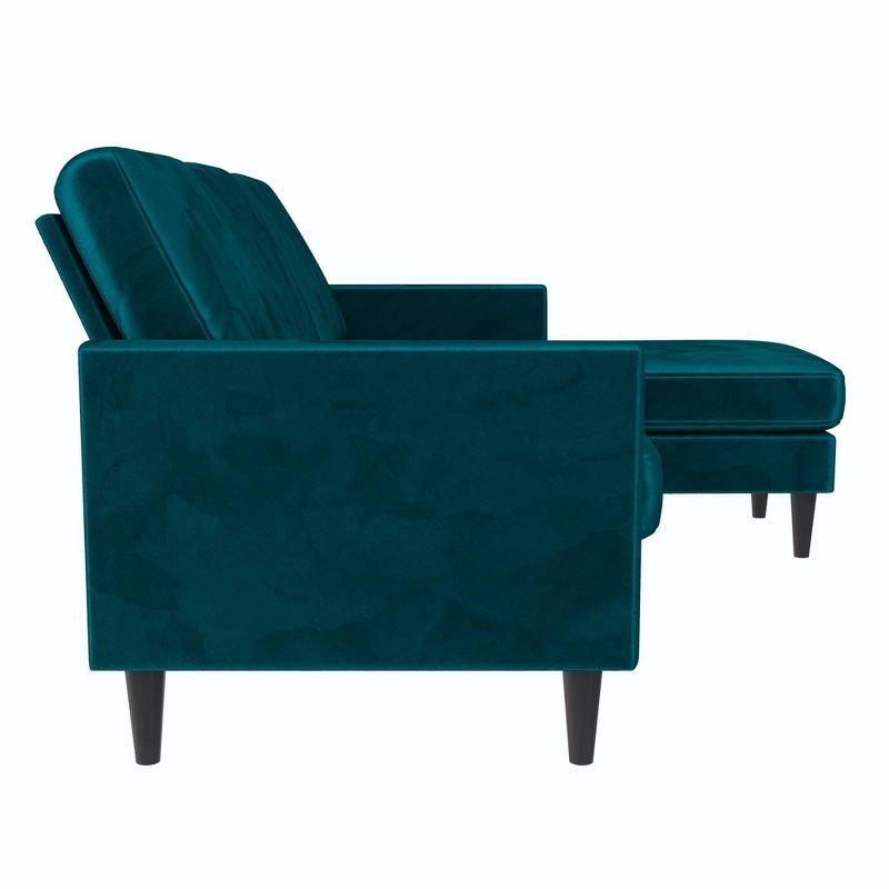 Winston Reversible Sofa Sectional Green Velvet - Mr. Kate, 6 of 15