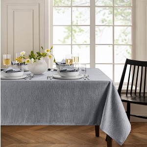 Elrene Continental Solid Texture Water and Stain Resistant Tablecloth - Elrene Home Fashions - 1 of 3