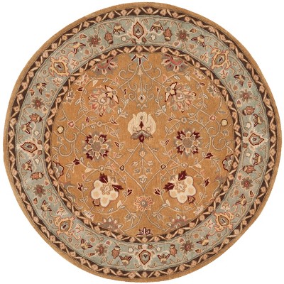 Safavieh Total Performance TLP712B Copper / Moss Rug - 8' Round