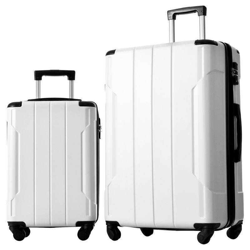 3/2/1pc Luggage Sets, Expandable Hardside Spinner Lightweight Suitcase with TSA Lock 20''/24''/28'' 4M -ModernLuxe, 1 of 9