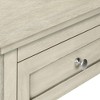 Racxily Antique White End Table, Transitional Veneer Design with Washed Finish - 4 of 4