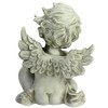 Northlight 7" Cherub Angel with Baby Bird Outdoor Garden Statue - 4 of 4