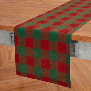 Solino Home Linen Buffalo Check Table Runner - 1 of 4
