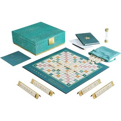 WS Game Company Scrabble Del Mar Shagreen Edition Board Game
