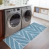 Sussexhome Non Skid Cotton Washable Laundry Room Indoor Runner Rug, 20" x 59" - 2 of 4