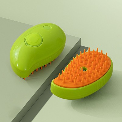 BABYYER 3 In1 Steamy Cat/Dog Brush - Multifunctional Grooming Tool  , Pet Hair Removal Comb for Shedding & Massage
