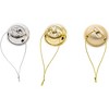 Kurt Adler Christmas Bell Ornaments, Gold and Silver (Pack of 9) - 3 of 3