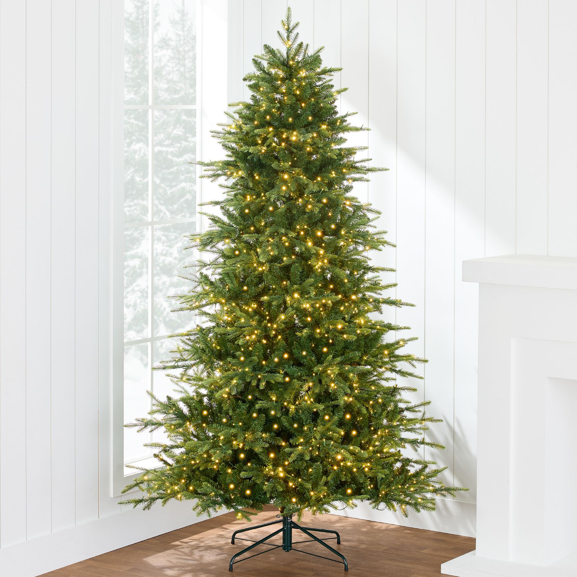 Best Choice Products 6ft Pre-Lit Artificial Full Aspen Noble Fir Christmas Tree w/ 1,200 2-in-1 Twinkling Micro LEDs