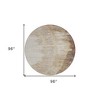 Brown Beige And Taupe Abstract Washable Indoor Outdoor Area Rug - 3 of 4