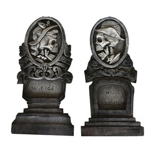 Sunstar Tombstone Set Bride And Groom Halloween Decorations - 23 in - Gray - 1 of 1
