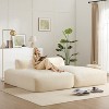 MYINDA 90.0"Oversized Modular Sectional Sofa,Fully Compressed,Spacious Foam-Filled Sofa Bed for Living Room,Free Combination - 3 of 4