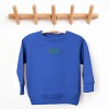 The Juniper Shop SmileyWorld Embroidered Arched Varsity Toddler Sweatshirt - 2 of 3