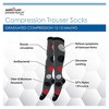 Bison Life Over The Calf Graduated Compression Socks (12-15 mm/Hg), Anti-Fatigue, Fits Women & Men, One Size - 4 Pairs - 2 of 4